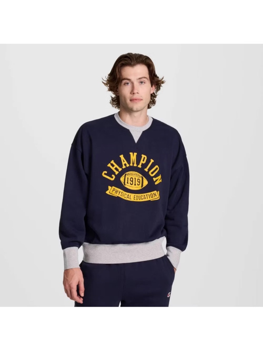 Champion Men's Physical Education Colorblocked Sweatshirt